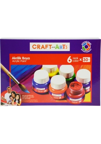 Craft And Arts Akrilik Boya 6X30Ml N11.1921