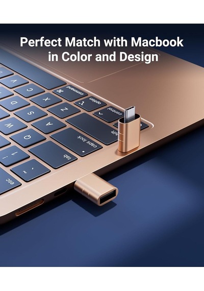 Usb-c To Usb 3.0 Adaptör 2 Li Set Kompakt Altın Dönüştürücü Yüksek Performanslı Pratik Seti