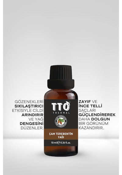 Tto Thermal Çam Terebentin Yağı 10 Ml – Cilt & Eklem Destekleyici Doğal Masaj Yağı