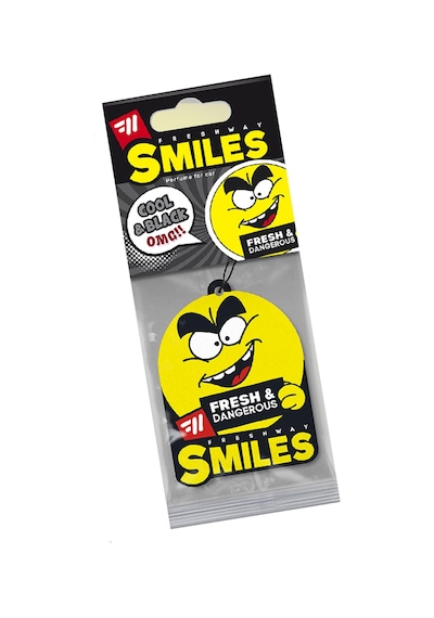Fresh Way Dry Smile Kağıt Asma Koku Cool & Black