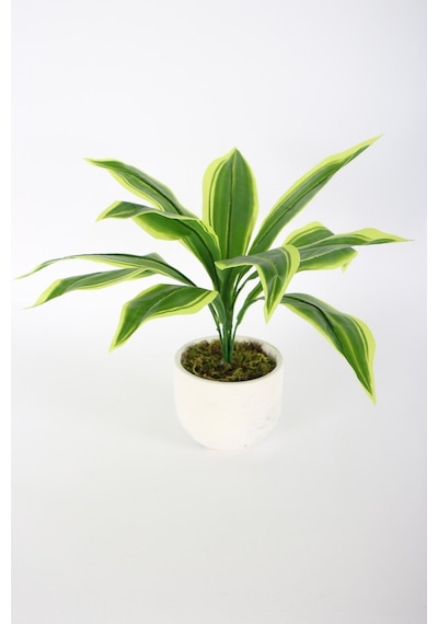 Uzun Yapraklı Yapay Bitki 42 Cm Model-10
