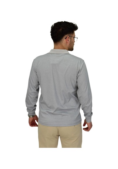 Erkek Mevsimlik Polo Yaka Sweatshirt 6830 Bgl-st04414 Koyu Gri