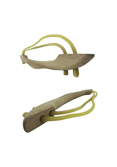 Ahşap Lastikli Kepade Çalışma Yayı 45 Cm 2 Lastikli - 2 lastikli