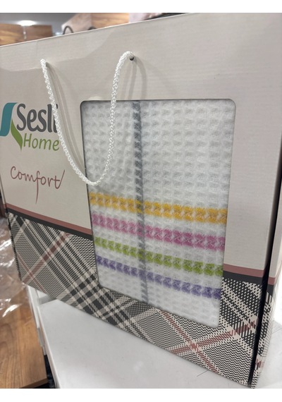 Sesli Comfort Beyaz Pembe Mor Yeşil Sarı Skoç Pamuk Örme Battaniye 200x220 Çift Kişilik Battal Diğer