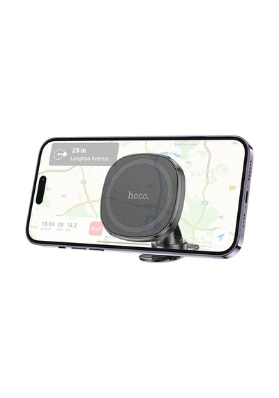 Hoco. H35 Cheetah Yapışkanlı Manyetik Magsafe Araç Tutucu - Siyah Diğer