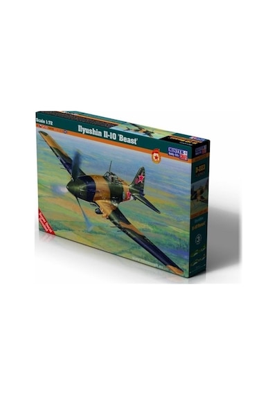 Mistercraft D223 1/72 Ilyushin Il-10 Canavar Savaş Uçağı Plastik Model Kiti-49646