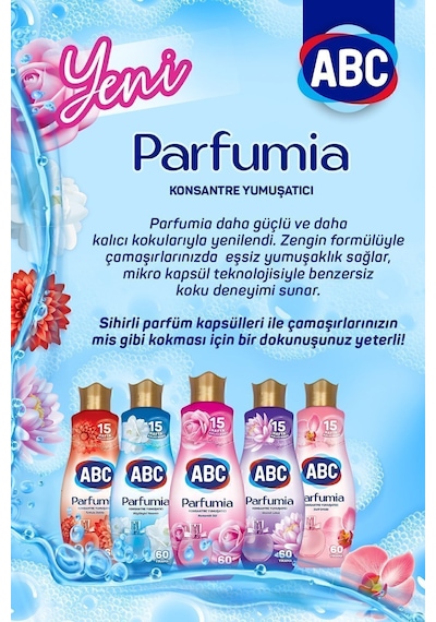 Parfumia Konsantre Çamaşır Yumuşatıcısı Zarif Orkide 4 X 1440 Ml Diğer