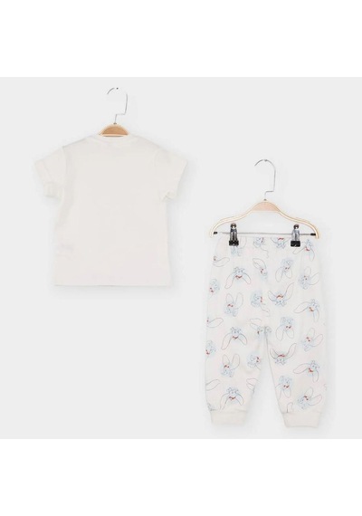 Çimpa Dumbo Pijama Takımı 21832 Ekru