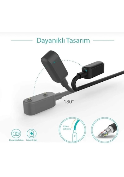 Huawei Watch Fit 4 / Fit 4 Pro Akıllı Saat Usb Şarj Aleti