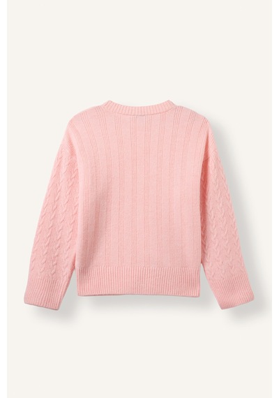 Defacto Oversıze Bisiklet Yaka Kazak F5235ax26wnpn256 Pembe-pn256