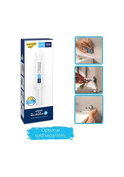 Start Cube Quickfix Tuvalet Kağıtlığı Kapaklı , Duş, Banyo Aksesuarları, Krom, 41102000 Çok Renkli