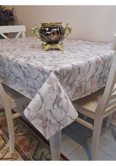 Elyaflı Pvc Masa Örtüsü Modern, Dayanıklı, Silinebilir Ve Şık Görünüm Fnt1280 Pembe