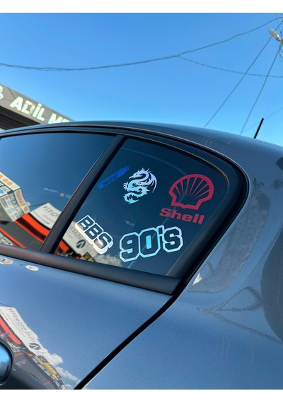 5 Li Oto Sticker Seti Hardmachine 0