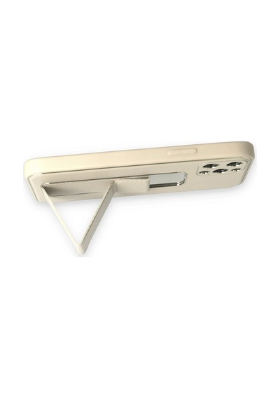 Newface Apple iPhone Uyumlu 12 Pro Kılıf Coco Deri Standlı Kapak Glblseme - 1 - Beyaz
