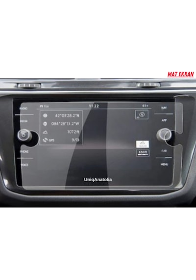 Volkswagen T-roc 2022-2023 Navigasyon Ve Multimedya Uyumlu Mat Ekran Koruyucu