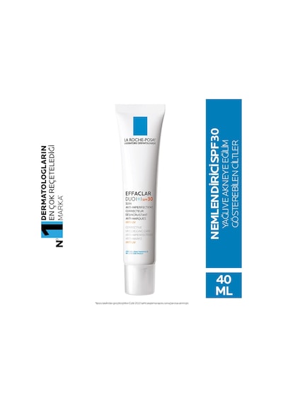 La Roche Posay Effaclar Duo+ SPF30 Akne Eğilimli Ciltler için Bakım Kremi 40 ML