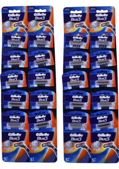 Gillette Blue 3 Tıraş Bıçağı 10'lu Kartela X 2 Adet