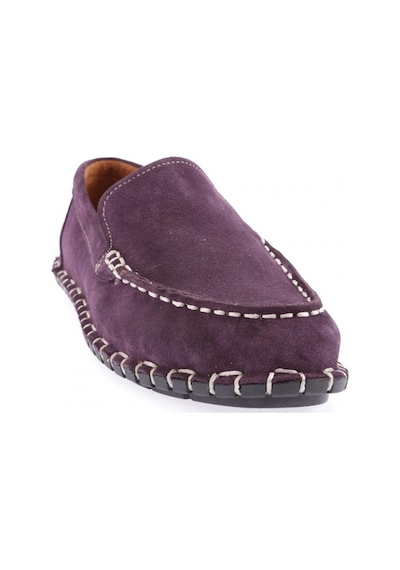 Dgn 603-23y Kadin Dikiş Detayli Loafer Ayakkabi 603-2109-R1270 Mor