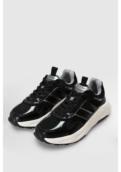 Lufian Eduard Erkek Deri Sneaker Ayakkabı 112230235 Siyah