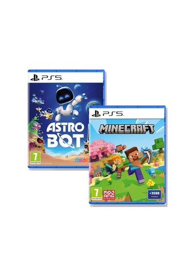 Astro Bot + Minecraft Ps5 2'li Çocuk Oyun Seti