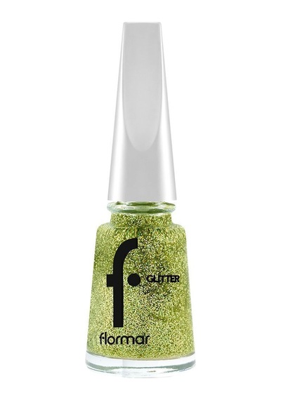 Flormar Glitter Yarı Transparan Parlak Bitişli Simli Oje GL04