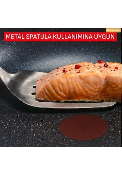 Tefal Expertise 5x Tava - 24 Cm- 2100139057 Siyah
