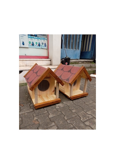 Kedi Yuvası Kedi Evi Özel Üretim 60x52x35 Cm 1 Adet