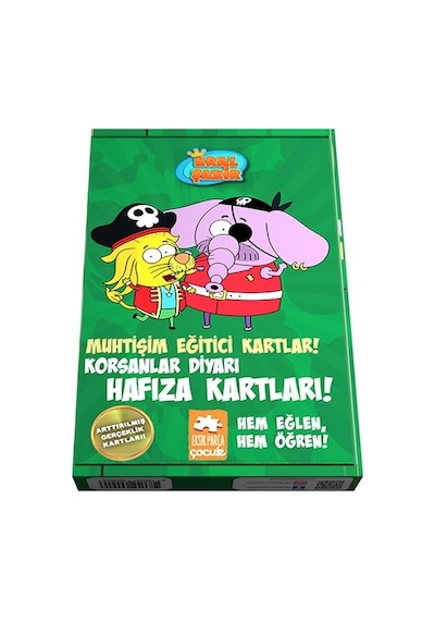 Kral Şakir-Korsanlar Diyarı Hafıza Kartları!-Muhtişim Eğitici Kartlar! - Varol Yaşaroğlu - Eksik Parça