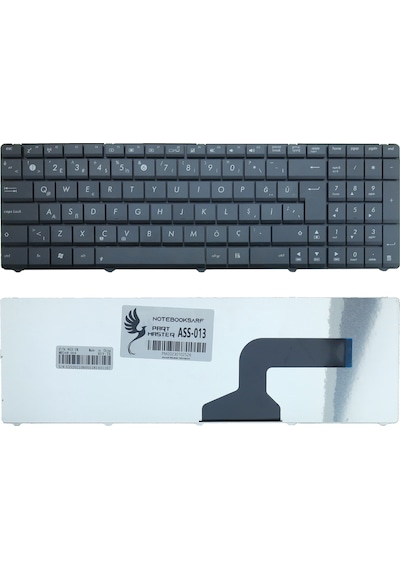 Asus Uyumlu X55C-SX102H, N61JV-240DV Notebook Klavye (Siyah) V.2