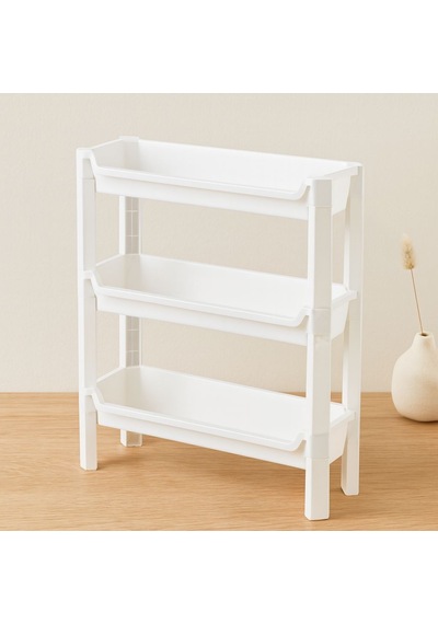 3 Katlı Sepet Organizer Raf Ünitesi 465x145x500 Mm Çok Renkli