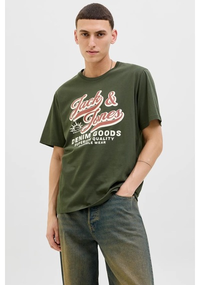 Jack & Jones Jjelogo Erkek Tişört YESIL