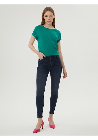 Nicole Skinny Fit Kadın Pantolon Lacivert