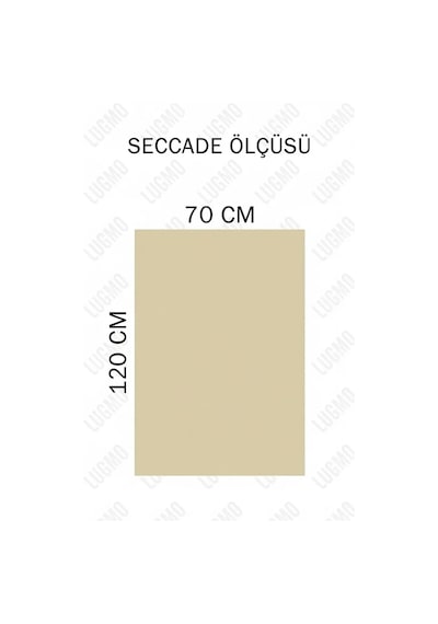 Lüks Tay Tüyü Seccade - 8 Mm Kalın Süngerli Ortopedik 70x120 Cm Taşıma Çantalı Çok Renkli