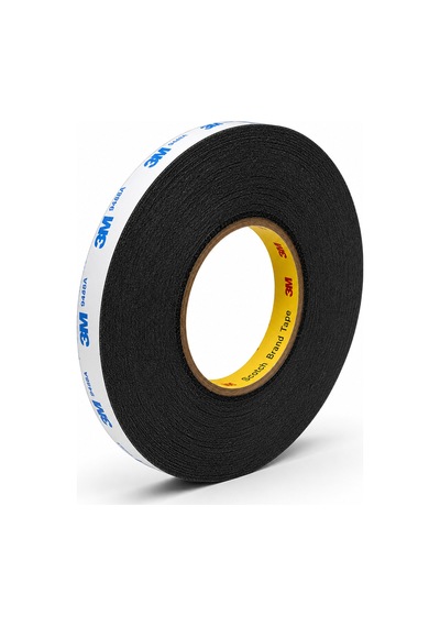 Scotch Çift Taraflı Bant 10 Mm X 50 Metre Güçlü Yapıştırıcı Siyah Akrilik Bant Ekran Cam Kasa Kapak Tamir Bandı