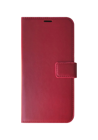 Microsonic Apple iPhone Uyumlu 16e Kılıf Delux Leather Wallet Kırmızı -
