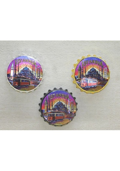 Tedar İstanbul Temalı Metal Magnet Alk4340 Najmaddin Standart