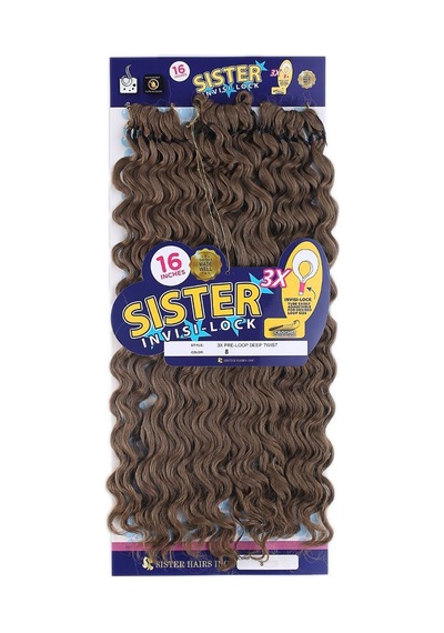 Afro Dalgası / Açık Kahve 8 - Elwm-462581 Çok Renkli