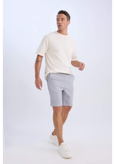 Defacto Regular Fit Beli Bağcıklı Dokulu Bermuda Şort D9451ax25spgr89 Gri Defacto Regular Fit Beli Bağcıklı Dokulu Bermuda Şort D9451ax25spgr89 Gri