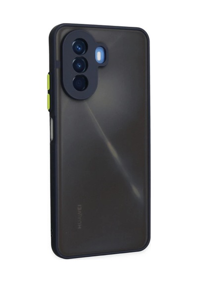 Huawei Nova Y70 Uyumlu Kılıf Montreal Silikon Kapak - Lacivert