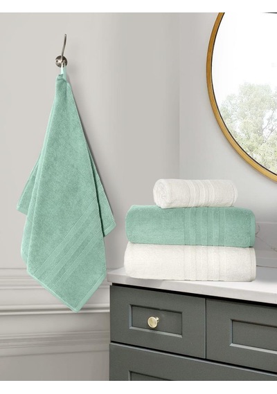 Lavinda 4 Lü Banyo Havlu Seti 70x140 Mint