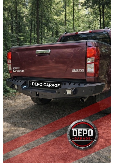 Ford Ranger Tam Uyumlu Lazer Kesim Metal Arka Tampon