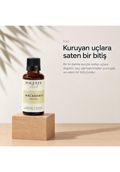 Makademya Cevizi Yağı,%100 Saf, Soğuk Sıkım, 30 Ml