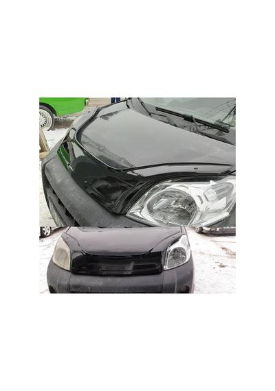 Berlingo Kaput Üstü Koruyucu Plastik. Parlak Siyah. Piano Black