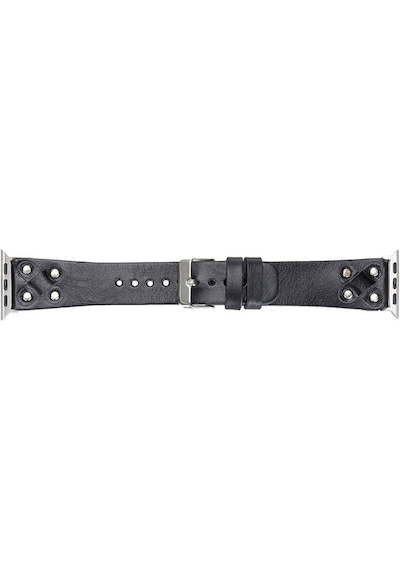 Apple Watch Uyumlu Deri Kordon Cross 42-44-45mm St Rst1