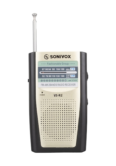 Sonivox VS-R2 Mini Fm Radyo Krem