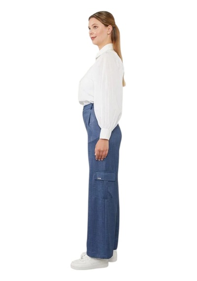 Levidor Kaadın Kargo Pantolon 410077 İndigo