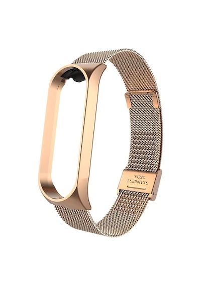 Xemu Xiaomi Mi Band 3 Uyumlu Krd-06 Metal Kordon-gold