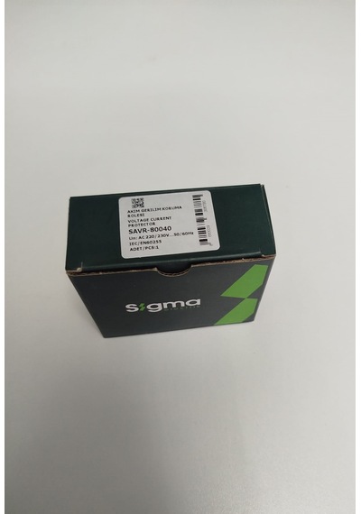 Monofaze 40a Ayarlanabilir Akım Gerilim Koruma Rölesi Sigma