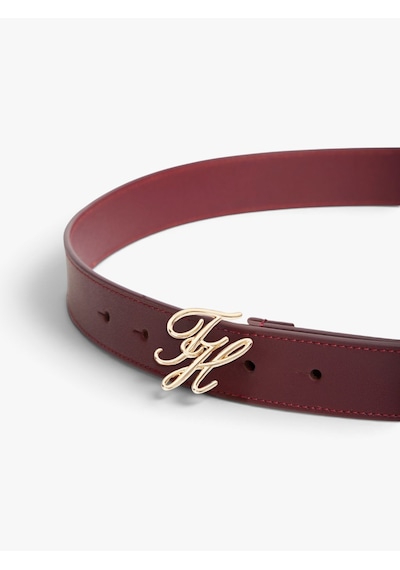 Tommy Hilfiger Th Scrıpt 3.0 Kadın Kırmızı Kemer - Aw0aw18568