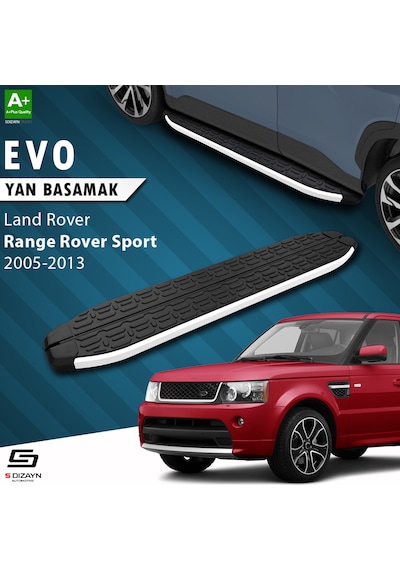 S-dizayn Land Rover Range Rover Sport Evo Aluminyum Yan Basamak 183 Cm 2005-2013 A+ Kalite
